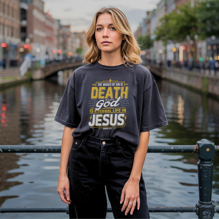 For Whosoever Shall Call Upon the Name of the Lord | Organic Unisex Crewneck T-shirt Econscious - Sown In Christ Apparel Co.