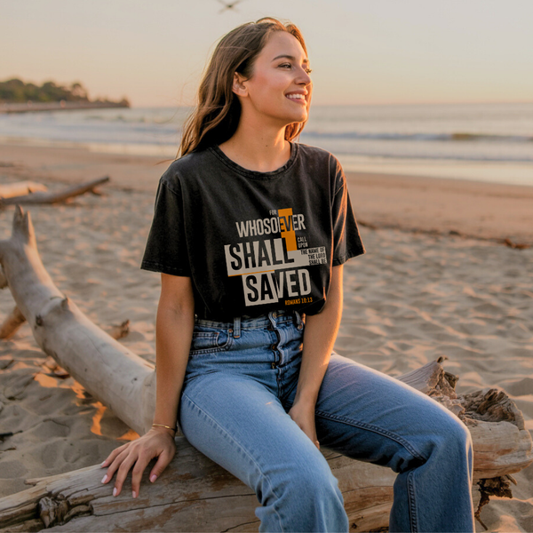 For Whosoever Shall Call Upon the Name of the Lord | Organic Unisex Crewneck T-shirt Econscious - Sown In Christ Apparel Co.
