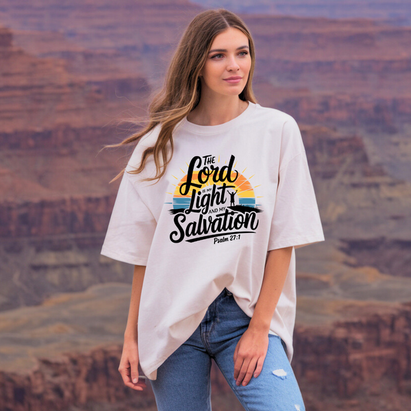 The Lord is My Light | Organic Unisex Crewneck T-shirt Econscious - Sown In Christ Apparel Co.