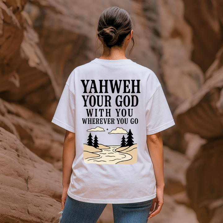Yahweh Your God with You | Organic Unisex Crewneck T-shirt Econscious - Sown In Christ Apparel Co.