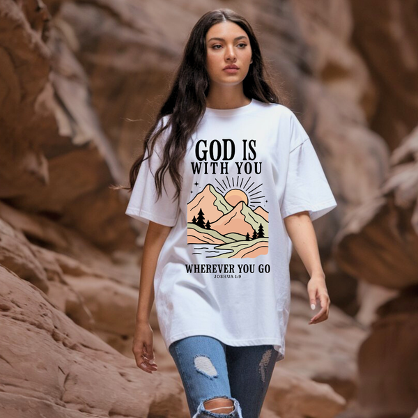 Yahweh Your God with You | Organic Unisex Crewneck T-shirt Econscious - Sown In Christ Apparel Co.