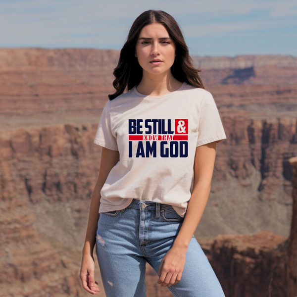 Be Still & Know | Organic Unisex Crewneck T-shirt Econscious - Sown In Christ Apparel Co.