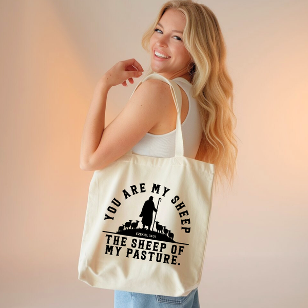 You are My Sheep the Sheep of My Pasture | Premium Tote Bag