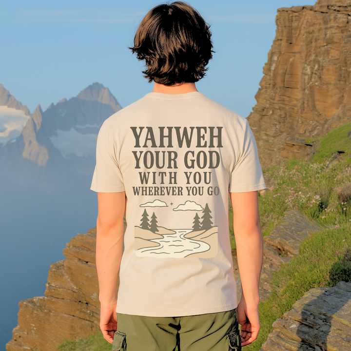 God is with You | Organic Unisex Crewneck T-shirt Econscious - Sown In Christ Apparel Co.