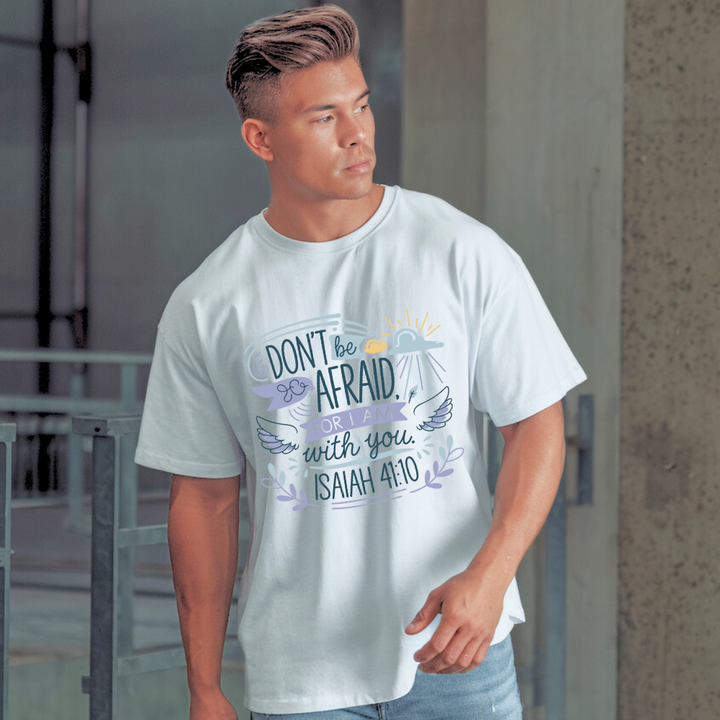 Don't be Afraid for I Am with You | Organic Unisex Crewneck T-shirt Econscious - Sown In Christ Apparel Co.