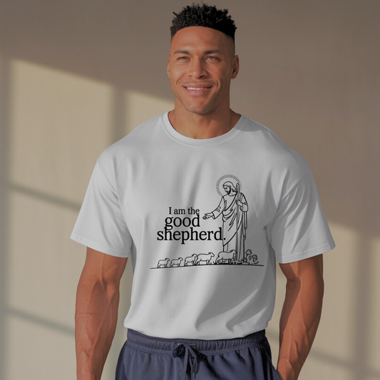 I Am the Good Shepherd | Organic Unisex Crewneck T-shirt Econscious - Sown In Christ Apparel