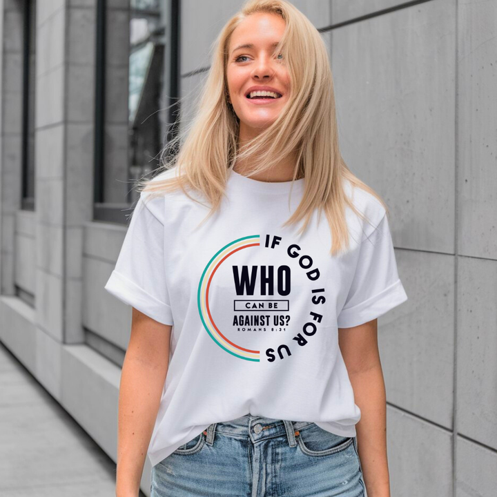 If God is For Us | Organic Unisex Crewneck T-shirt Econscious - Sown In Christ Apparel