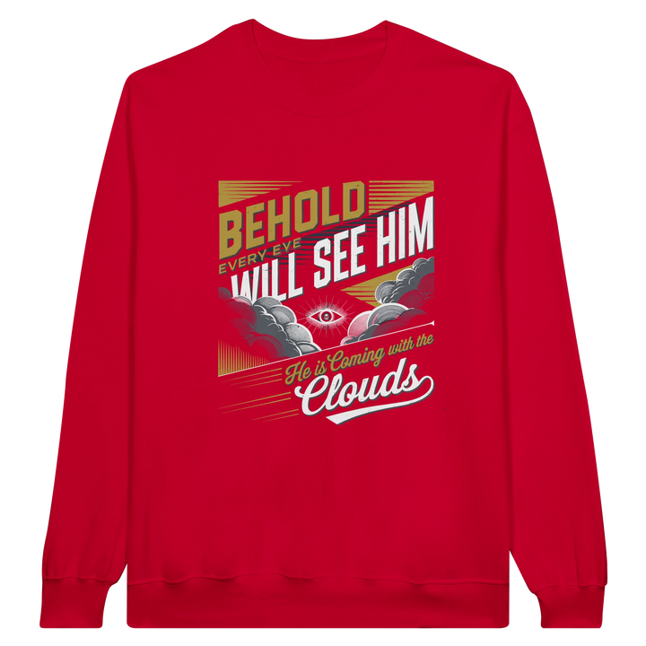 He is Coming | Crewneck Sweatshirt Gildan SF000 - Sown In Christ Apparel