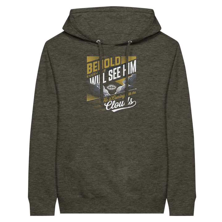 He is coming | Premium Unisex Pullover Hoodie - Sown In Christ Apparel