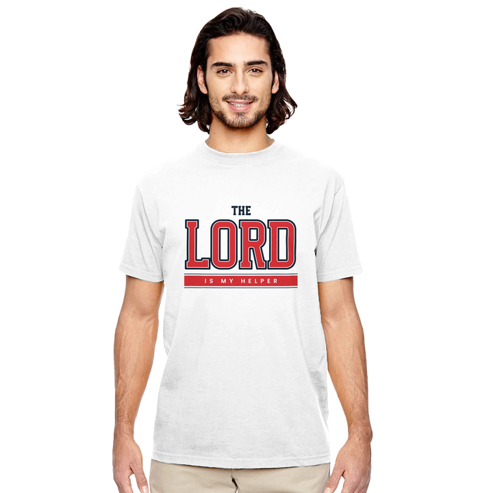 The Lord is My Helper | Organic Unisex Crewneck T-shirt Econscious - Sown In Christ Apparel