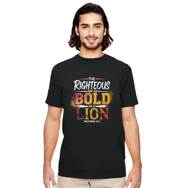 Bold as a Lion | Organic Unisex Crewneck T-shirt Econscious - Sown In Christ Apparel