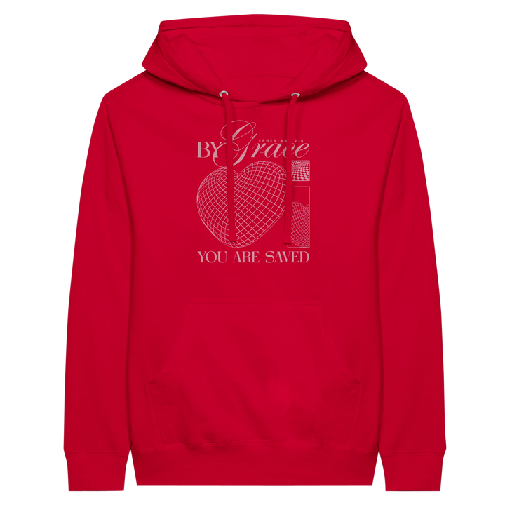 By Grace You are Saved | Premium Unisex Pullover Hoodie - Sown In Christ Apparel Co.