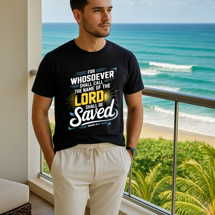 For Whosoever Shall Call | Organic Unisex Crewneck T-shirt Econscious - Sown In Christ Apparel Co.