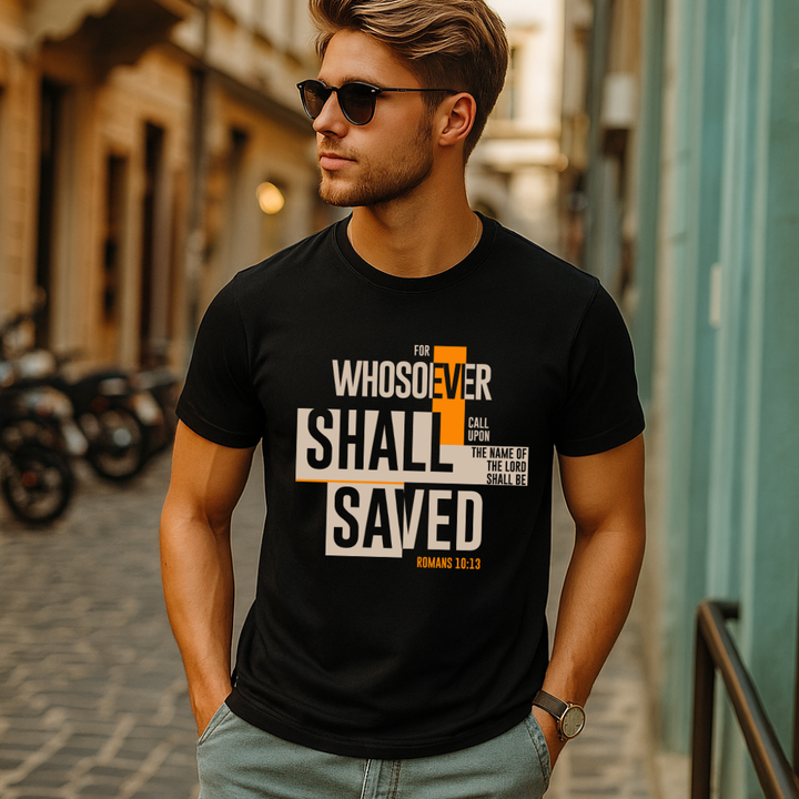 For Whosoever Shall Call Upon the Name of the Lord | Organic Unisex Crewneck T-shirt Econscious - Sown In Christ Apparel Co.
