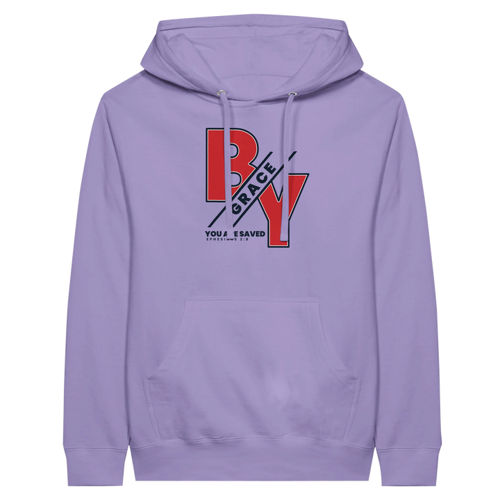 By Grace You are Saved | Premium Unisex Pullover Hoodie - Sown In Christ Apparel Co.