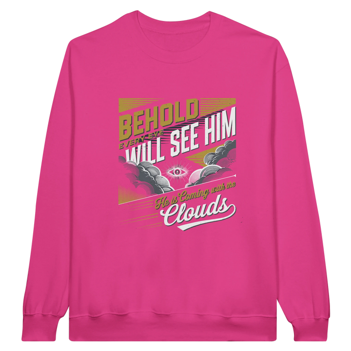 He is Coming | Crewneck Sweatshirt Gildan SF000 - Sown In Christ Apparel
