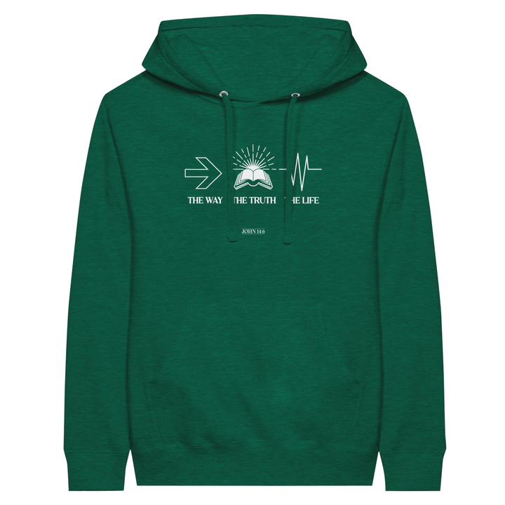 The Way The Truth The Life | Premium Unisex Pullover Hoodie - Sown In Christ Apparel Co.