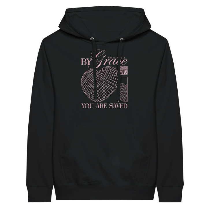 By Grace You are Saved | Premium Unisex Pullover Hoodie - Sown In Christ Apparel Co.