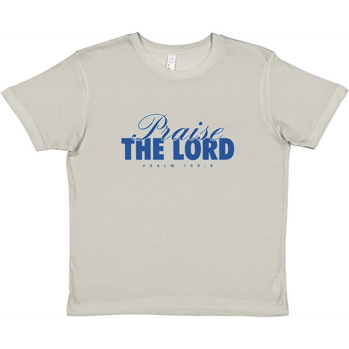 Praise the Lord  | Premium Kids Crewneck T-shirt - Sown In Christ Apparel Co., Christian T-shirt