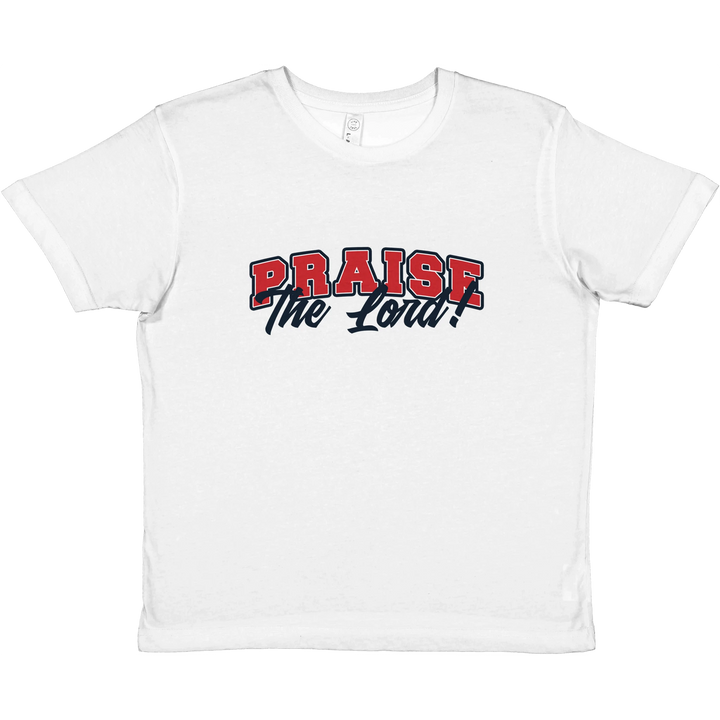 Praise the Lord  | Premium Kids Crewneck T-shirt - Sown In Christ Apparel Co., Christian T-shirt