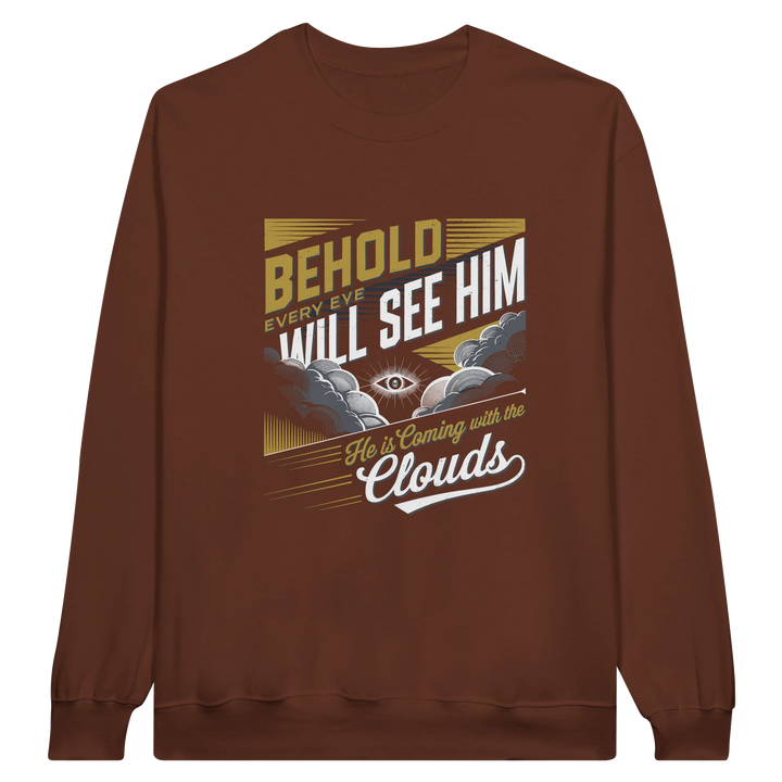 He is Coming | Crewneck Sweatshirt Gildan SF000 - Sown In Christ Apparel