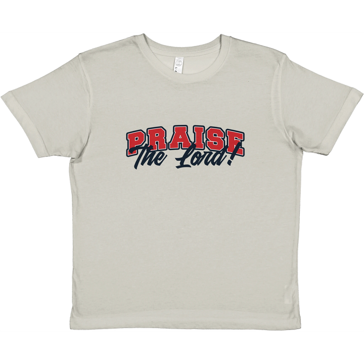 Praise the Lord  | Premium Kids Crewneck T-shirt - Sown In Christ Apparel Co., Christian T-shirt