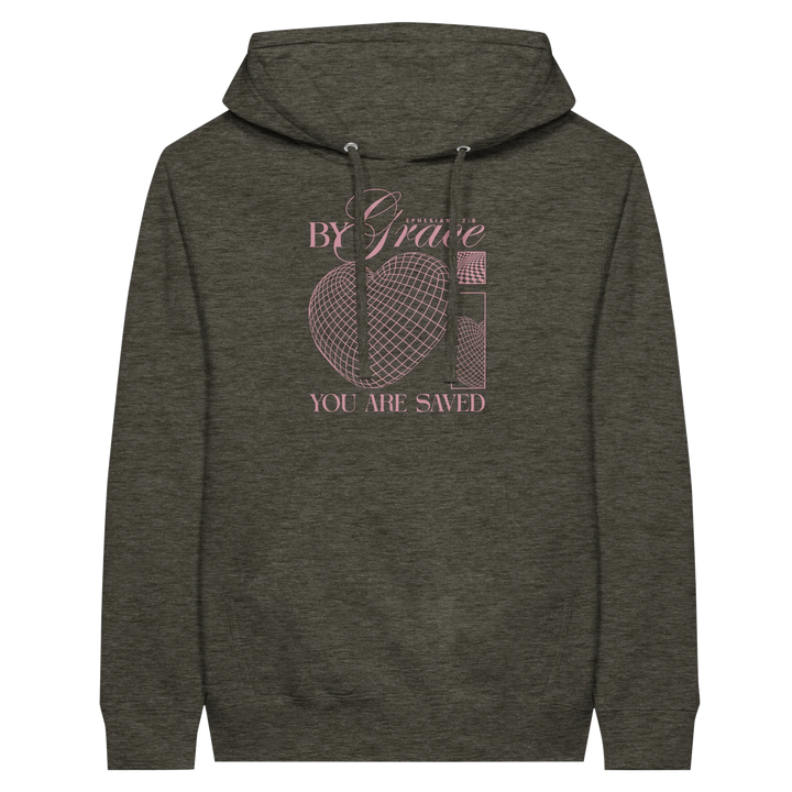 By Grace You are Saved | Premium Unisex Pullover Hoodie - Sown In Christ Apparel Co.