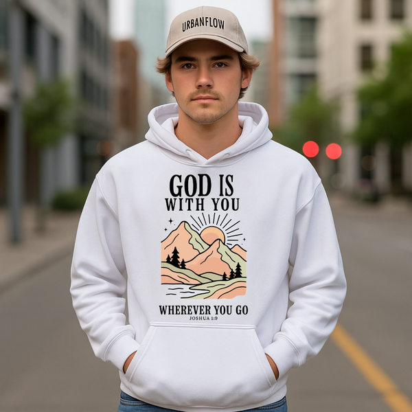 Yahweh Your God with You | Premium Unisex Pullover Hoodie - Sown In Christ Apparel Co.