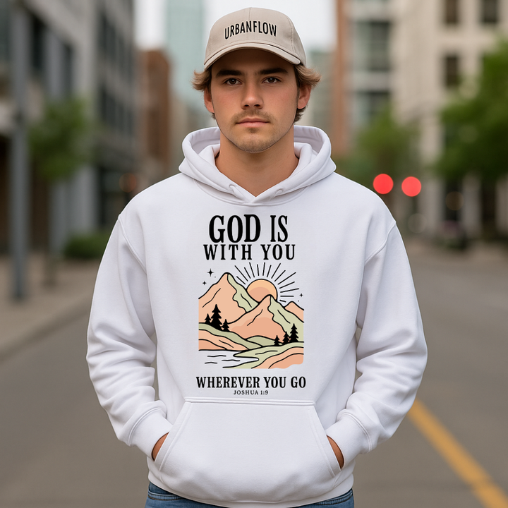 Yahweh Your God with You | Premium Unisex Pullover Hoodie - Sown In Christ Apparel Co.